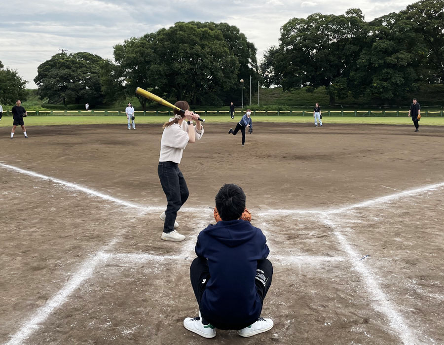 社員レクのソフトボール