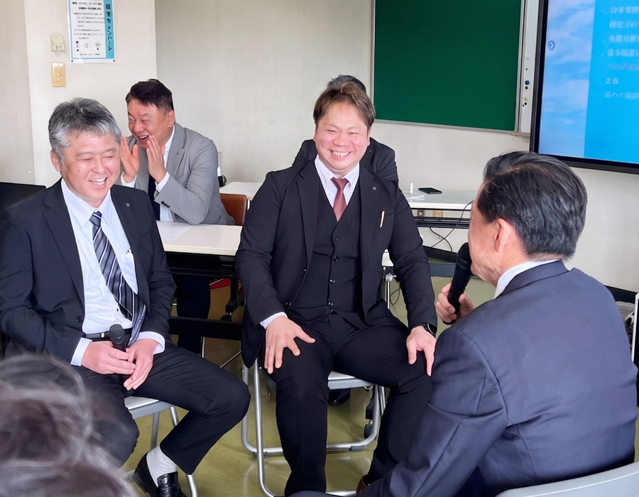 第55期社員総会での廉社長インタビュー