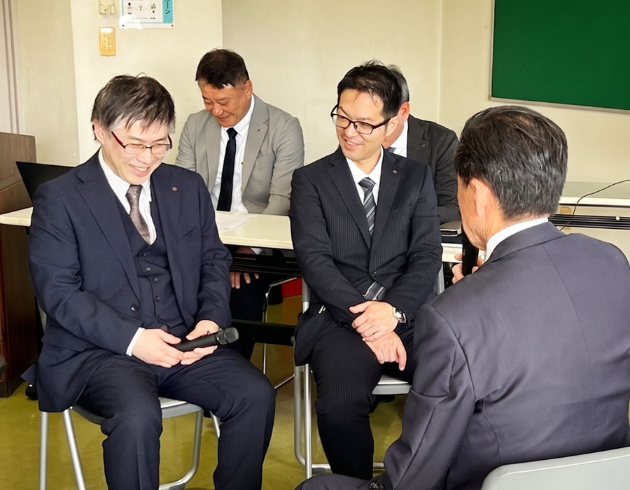 第55期社員総会での廉社長インタビュー