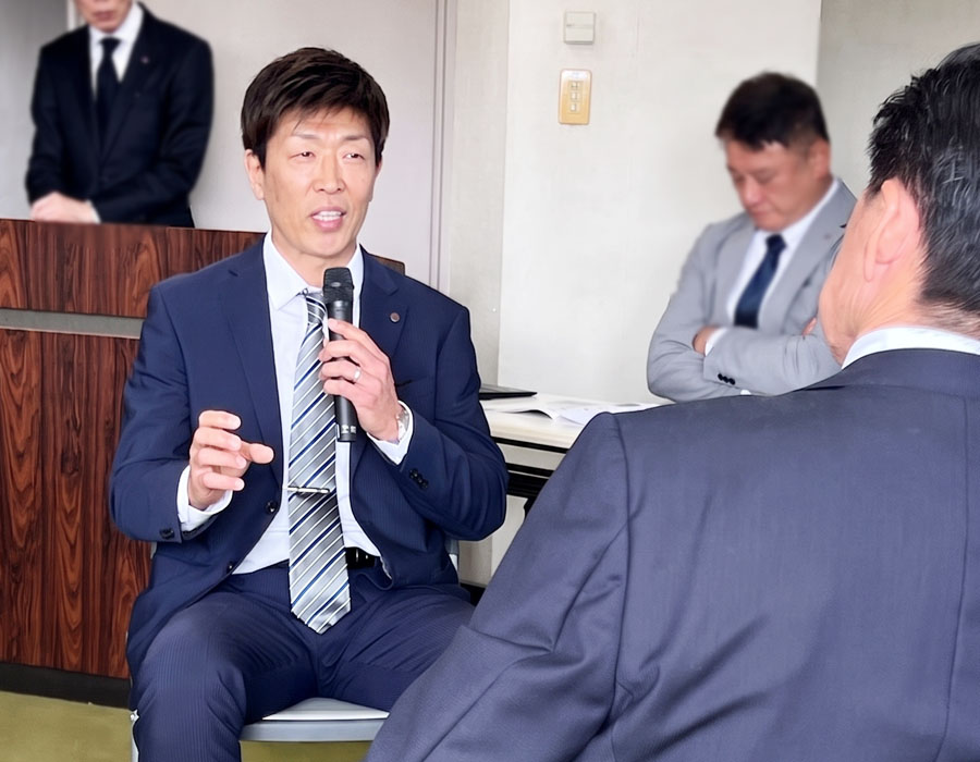 第55期社員総会での廉社長インタビュー