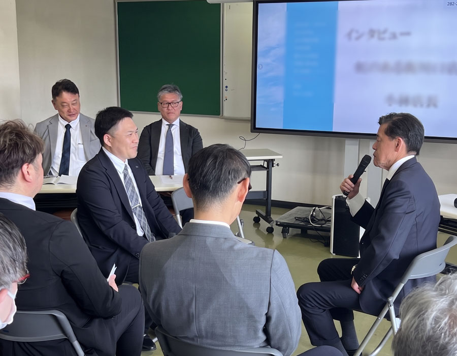 第55期社員総会での廉社長インタビュー